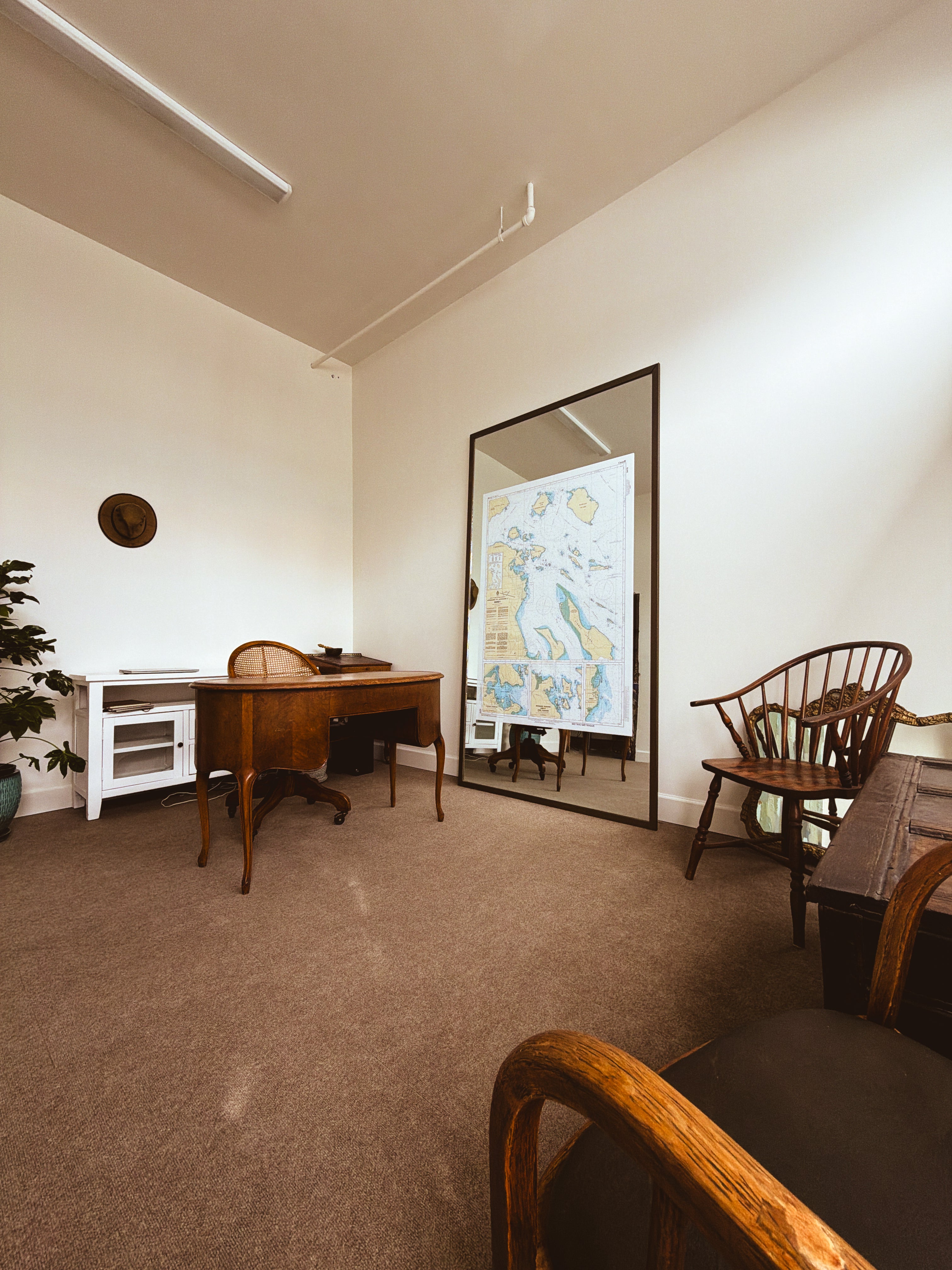 Chart 3479 — Approaches to Sidney (Framed Mirror, Glass)