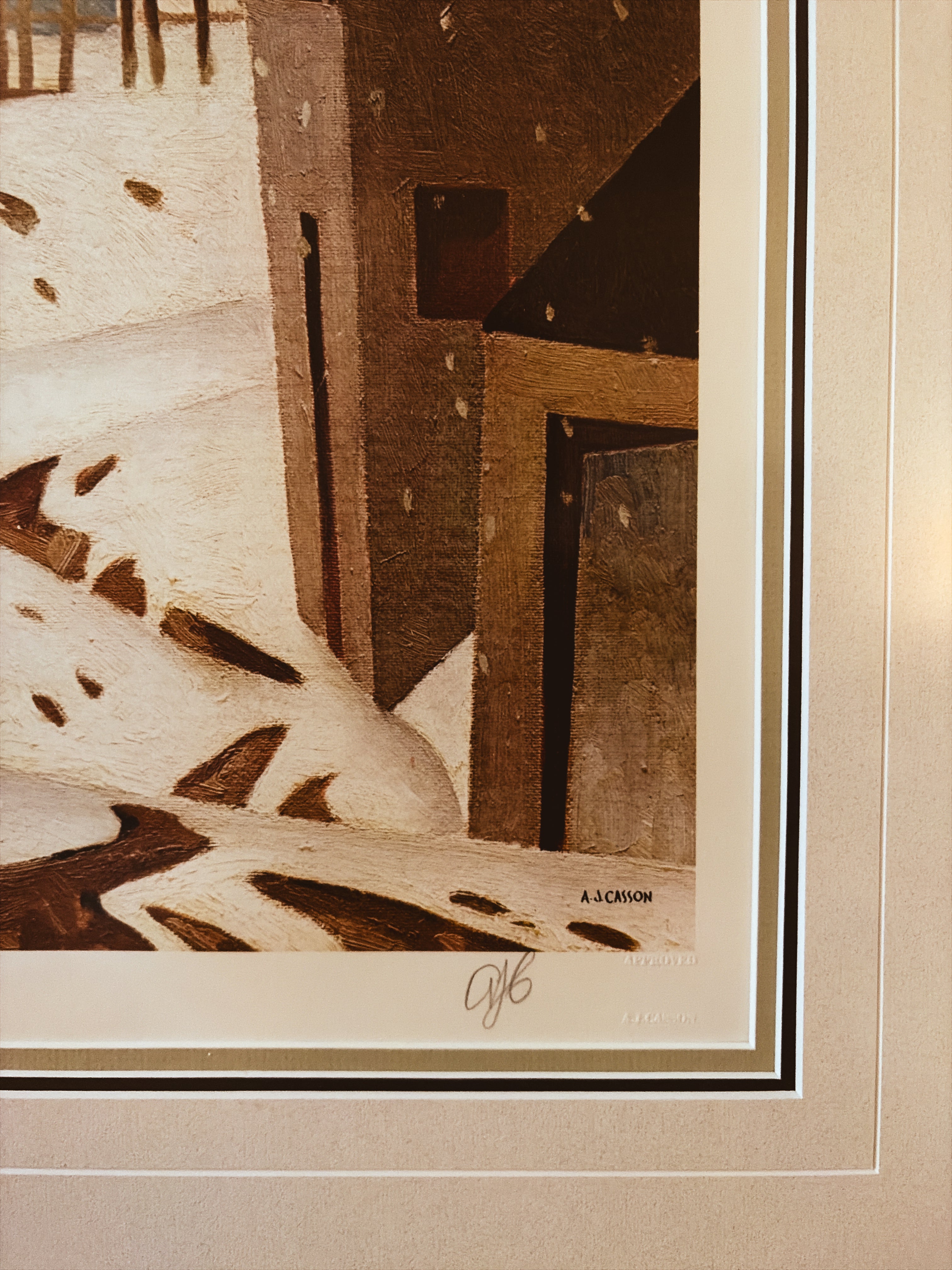 Late Flurry — A.J. Casson, Artist's Proof 10/60