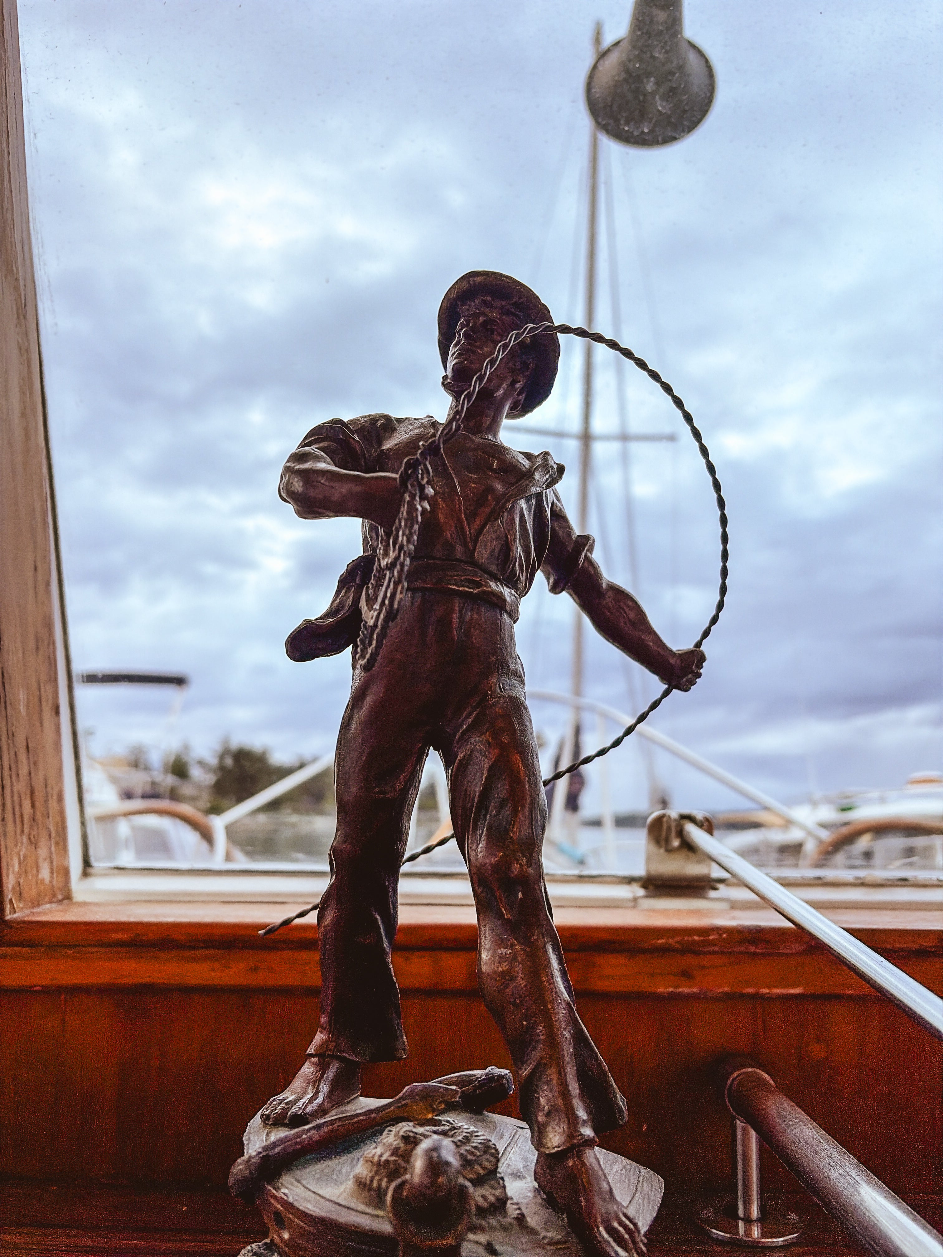 Spelter Casting — "Secours" after Arthur Waagen, c. 1880s