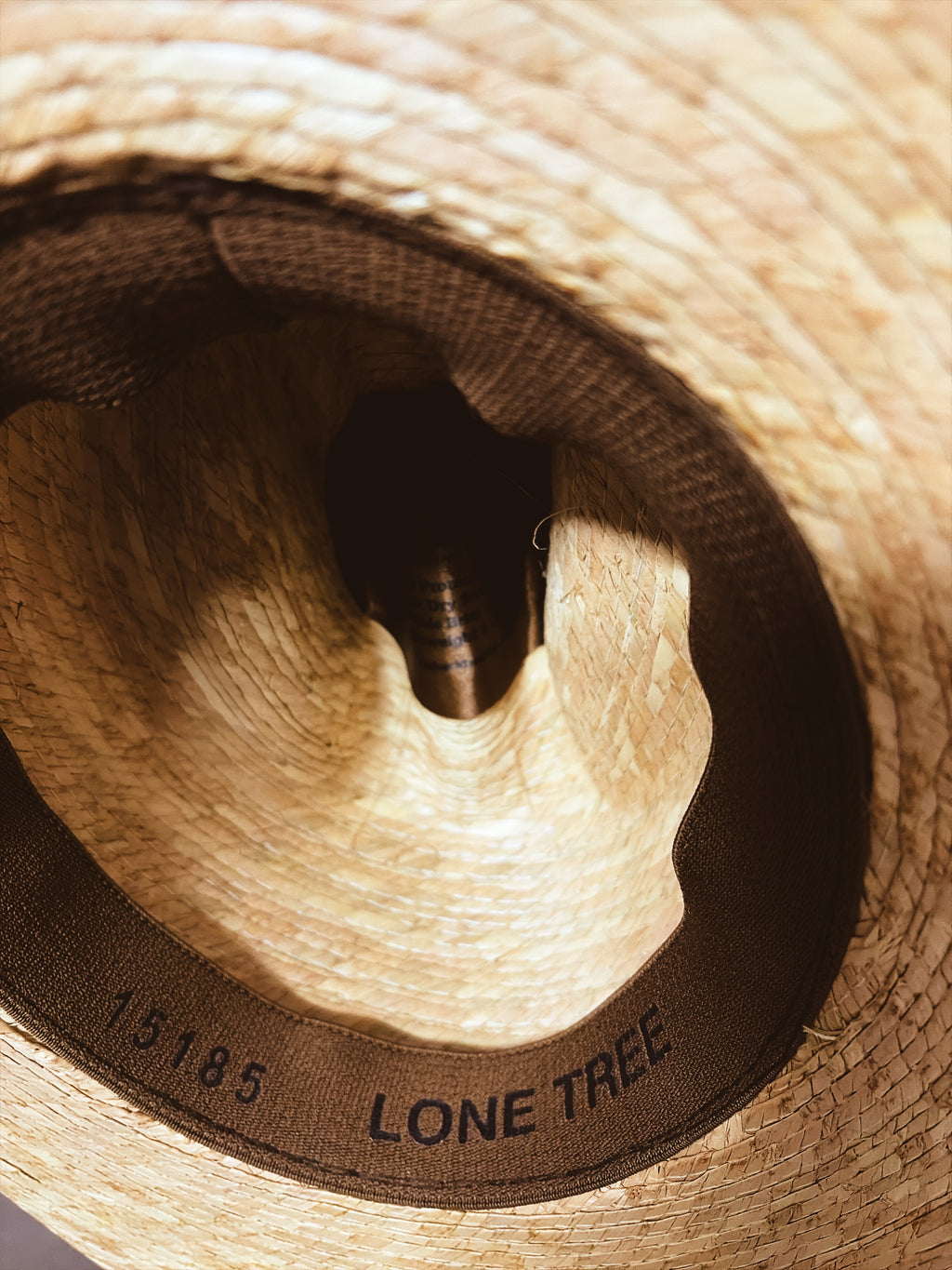 Outback hat and weaved wall mount.