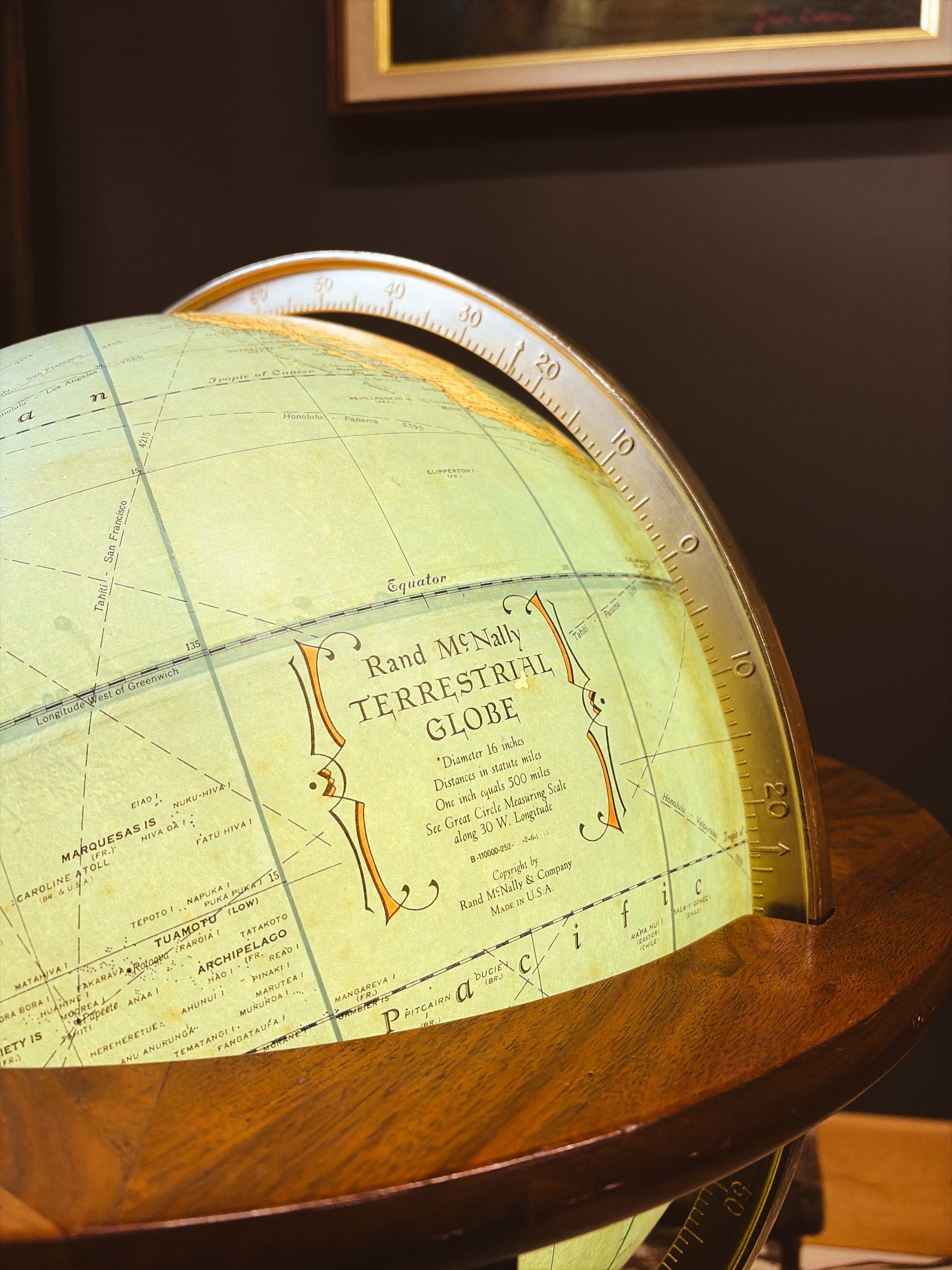 Rand McNally Illuminated Globe