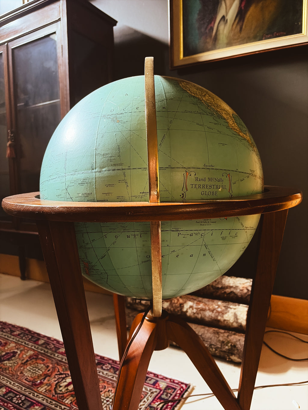 Rand McNally Illuminated Globe