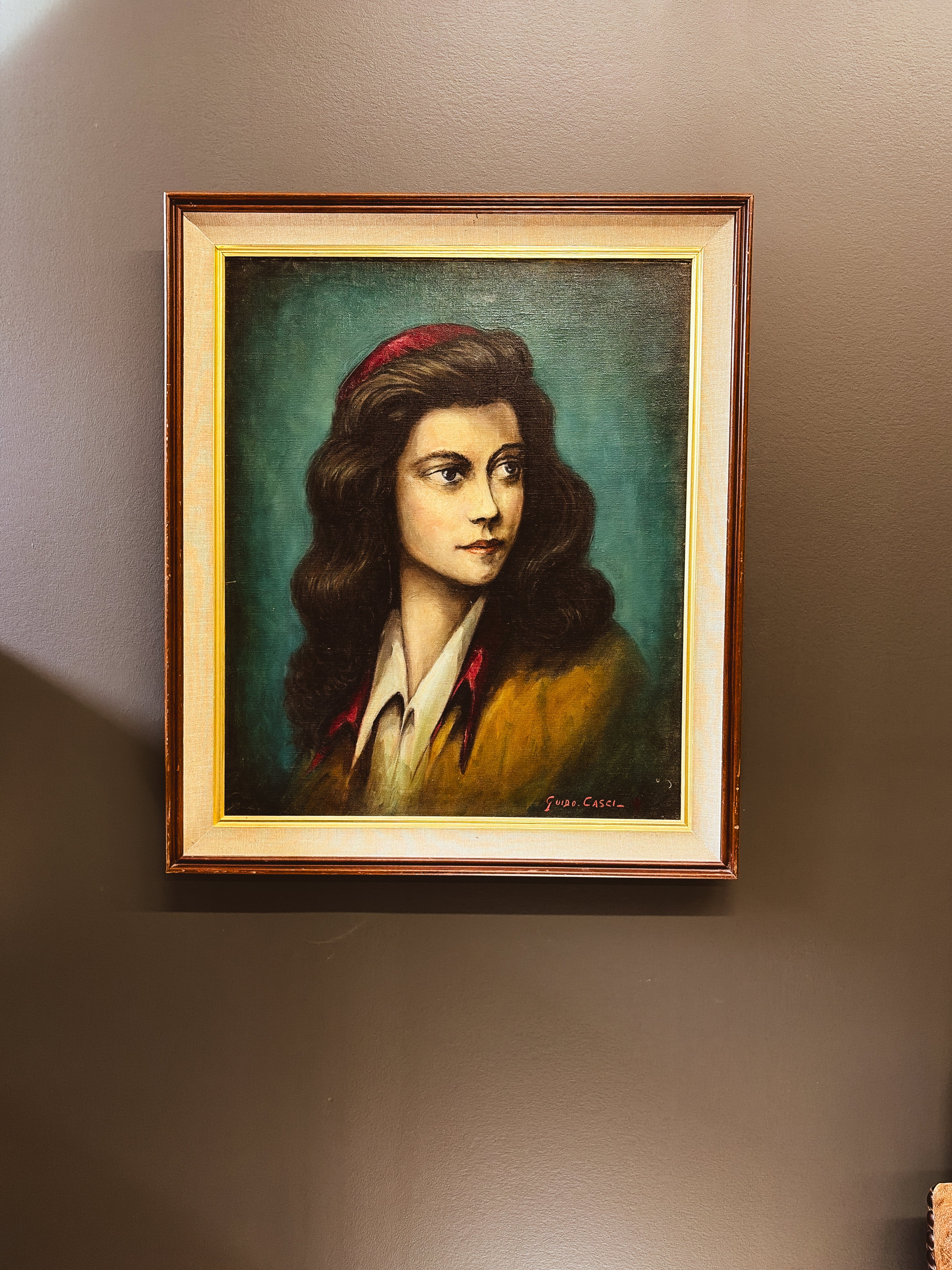Dark Haired Beauty — Original Oil Painting