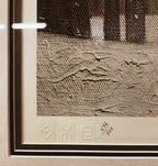 Edition number 596/700 and embossed publisher seals on mat — A.J. Casson Snow Flurries