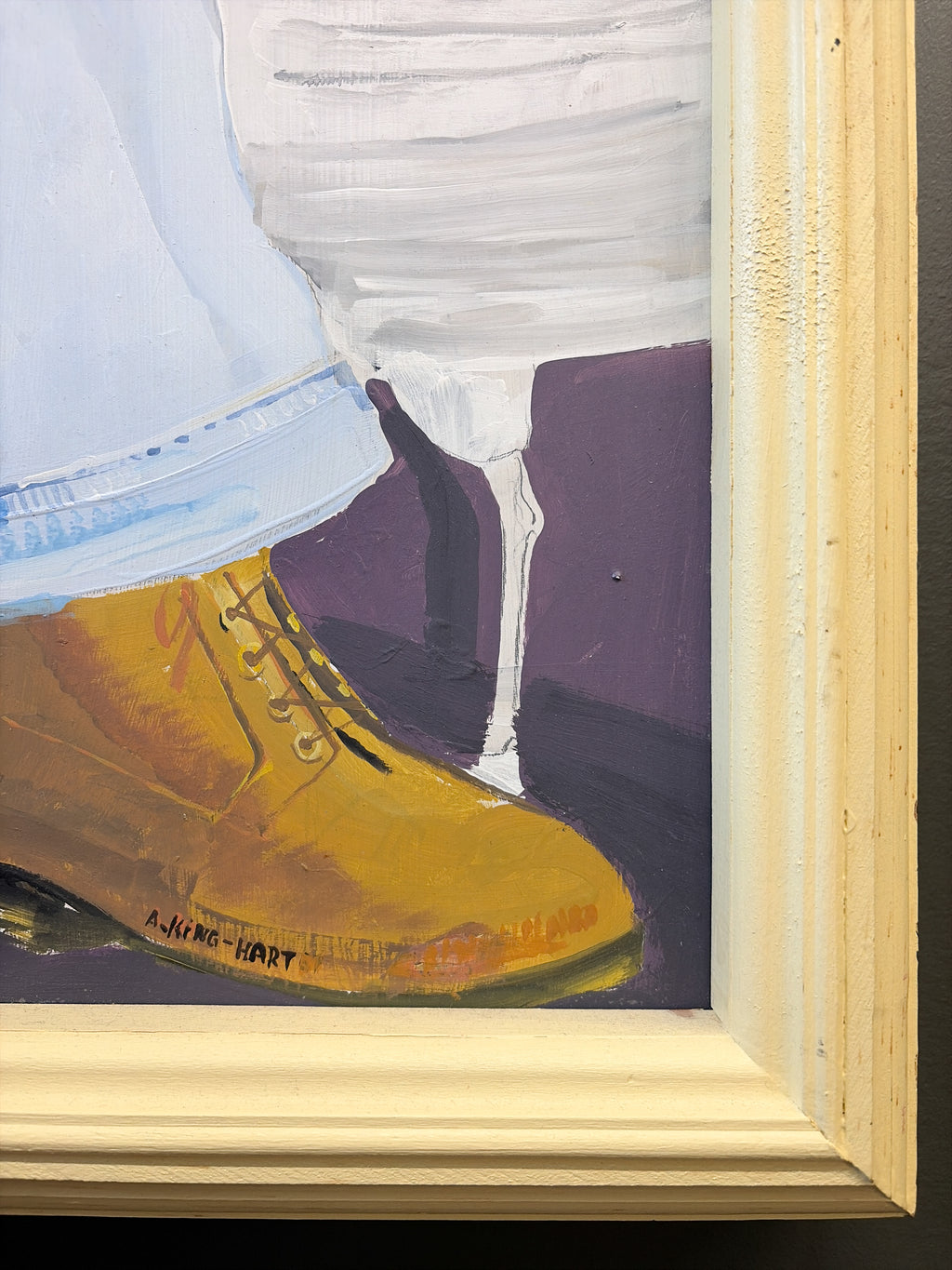 Acrylic on Board signed A. (Annabel) King-Hart