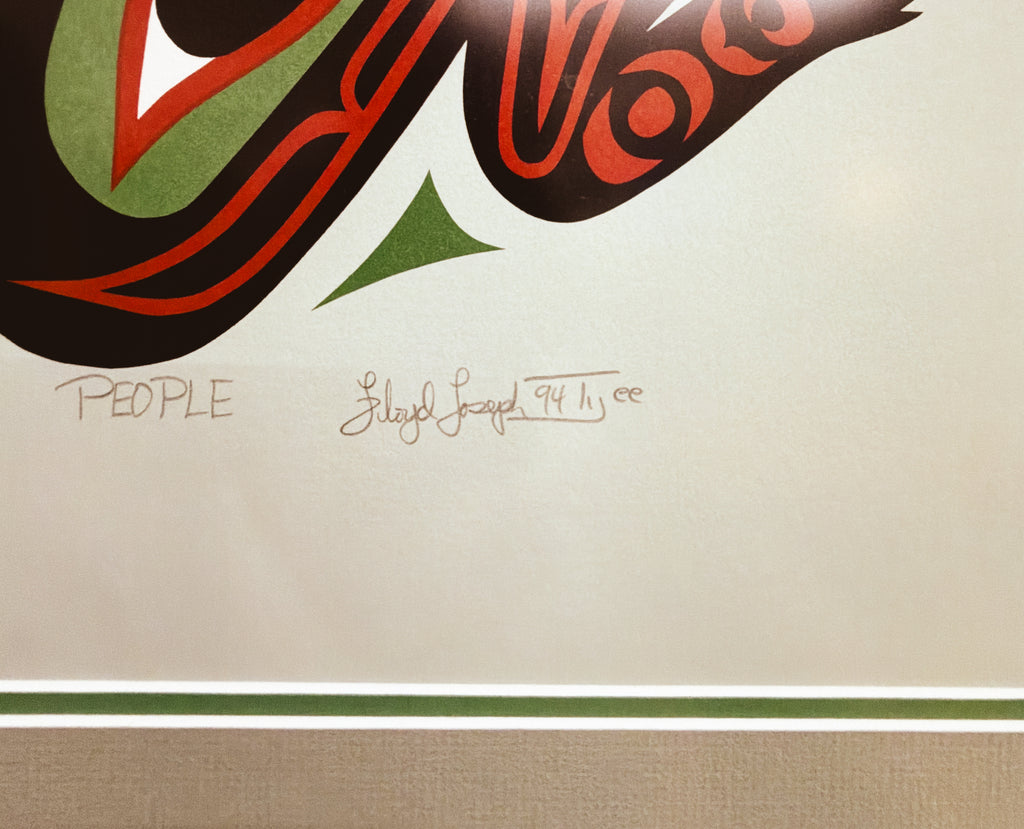 Floyd Joseph — "Nisga'a Bear People" Limited Edition Serigraph
