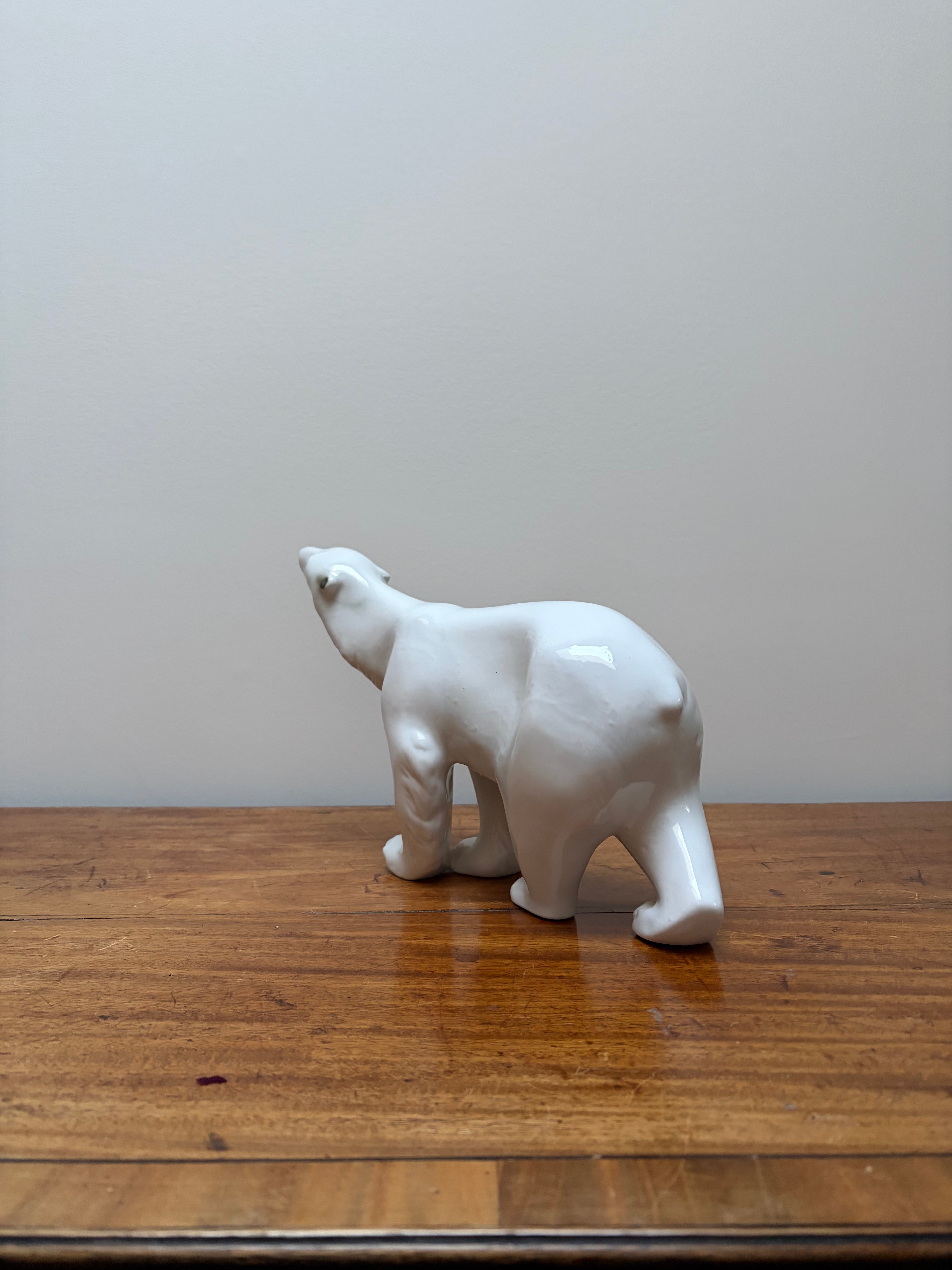 Royal Dux Polar Bear.